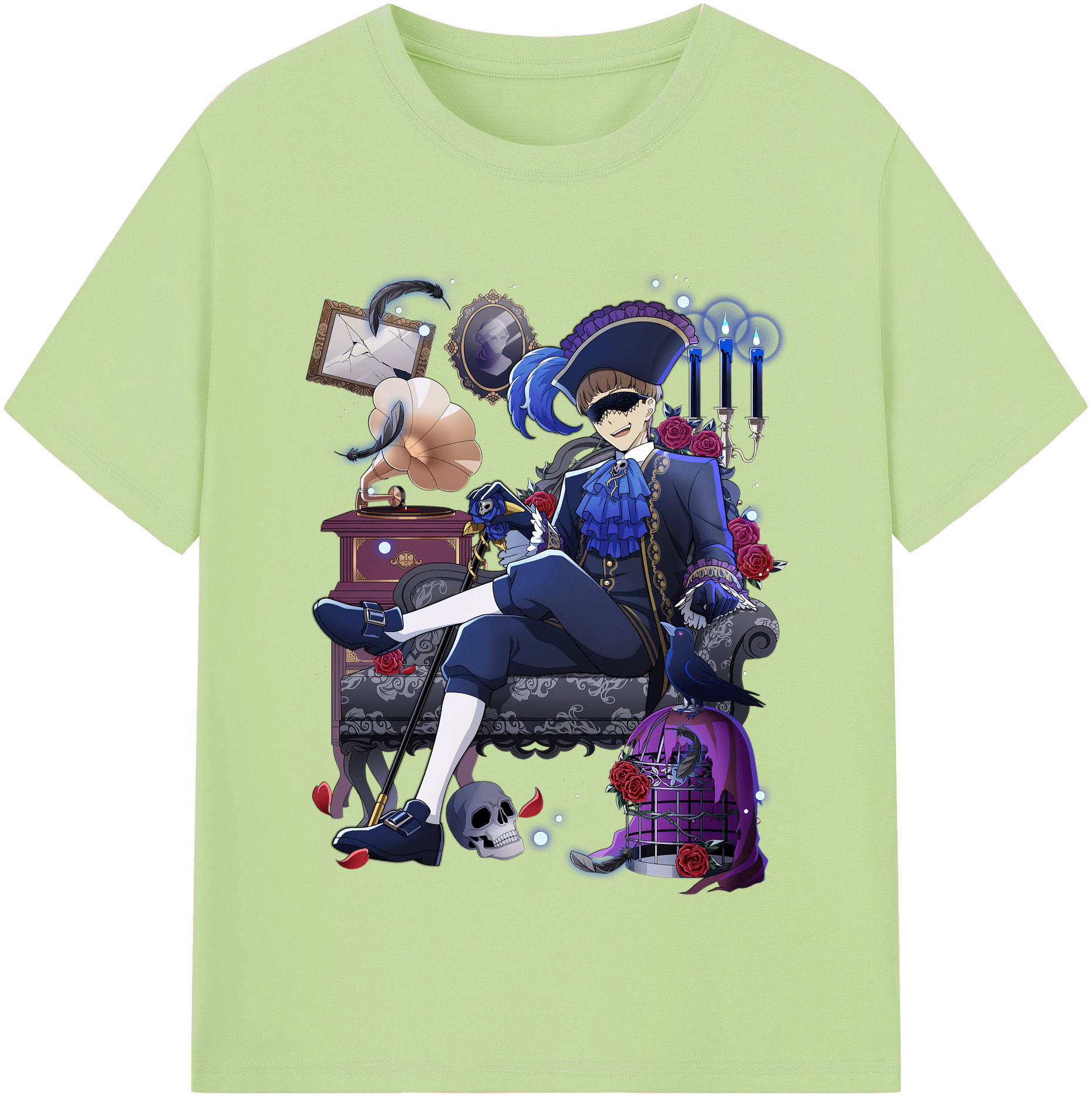 （画像用） 文豪ストレイドッグス Bungo Stray Dogs 綿100％半袖Tシャツ（フロントプリント）